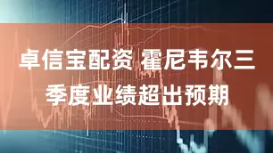 卓信宝配资 霍尼韦尔三季度业绩超出预期
